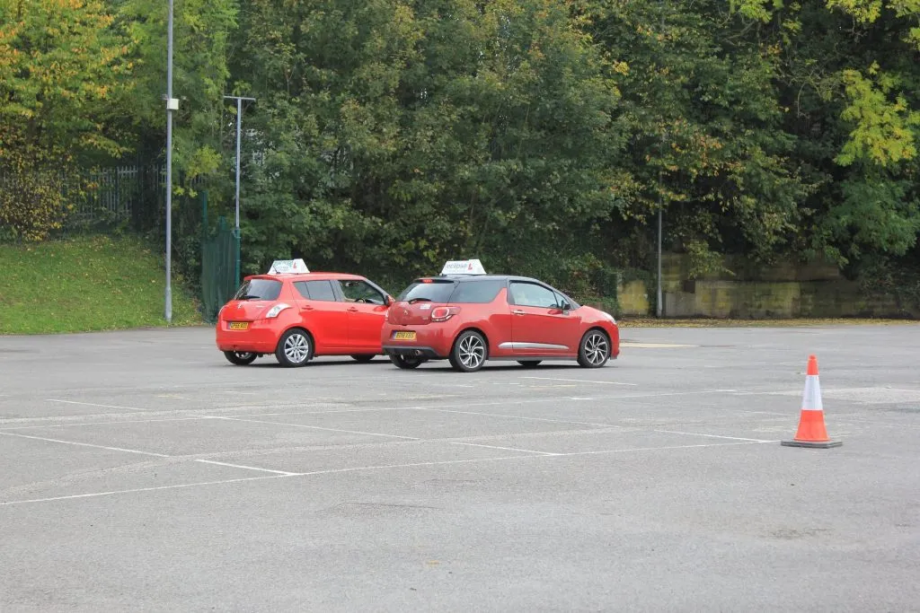 Photo of young person having a driving experience