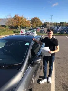Photo of newly passed student driver in Hove