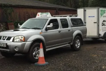 Photo of Round The Bend Driving School training trailer
