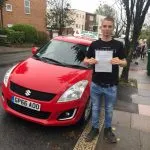 Photo of newly passed student driver in Sussex