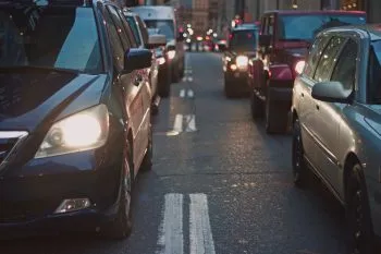 Photo of cars in traffic on Brighton street